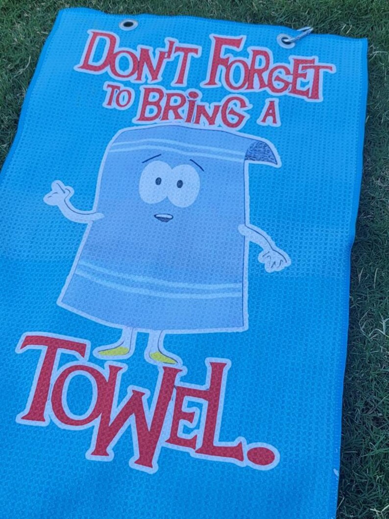 Towelie Golf Towel Etsy
