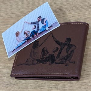 Cartera de Hombre grabada con foto