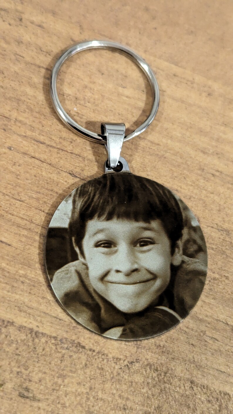 Personalized Stainless Steel Keychain Etsy