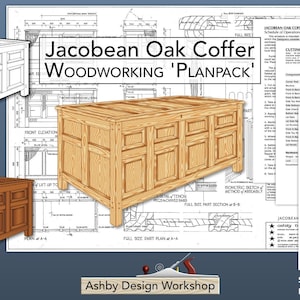 Wooden Storage Chest DIY PDF Build Plans 