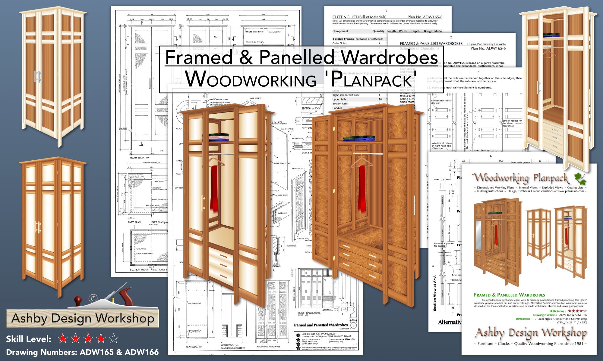 2 Door Wardrobe In AutoCAD | CAD library