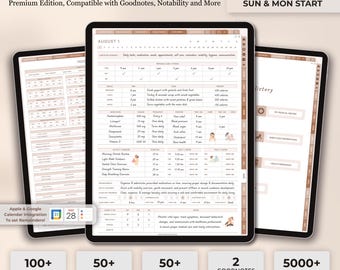 Digital CareGiver Planner, Elder Care, Home Care, Senior Care, Home Health Care Digital Download, iPad Planner, Goodnotes, CareGiver Planner
