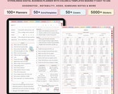Digital Business Planner, Business Template, Small Business Planner, Content Planner, Social Media Planner, Side Hustle Planner, Goodnotes