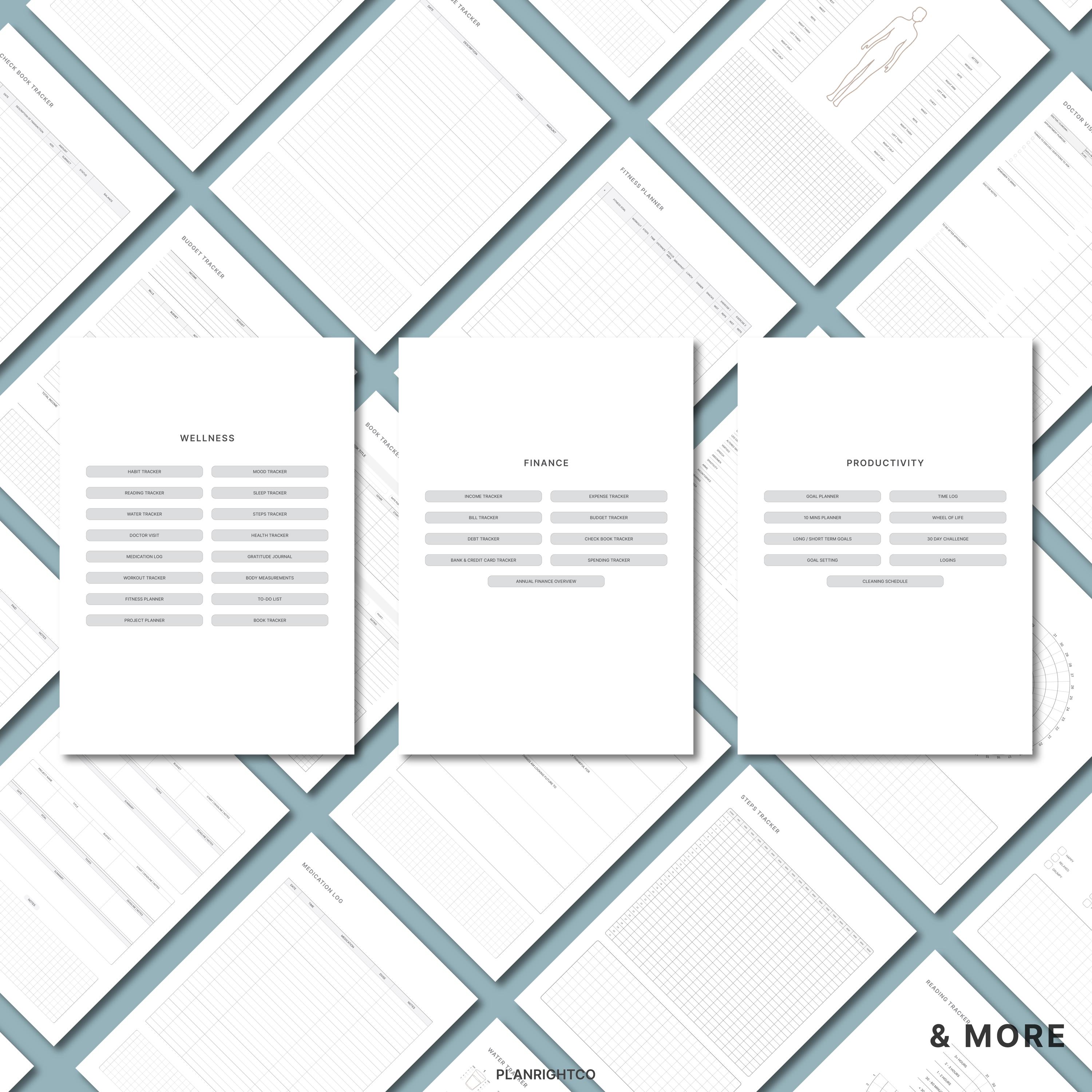 Printable Student Planner Bundle | Academic College Study Planner ...