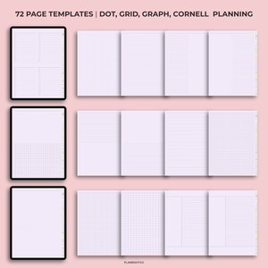 Digital Notebook With Tabs, Goodnotes Notebook, Student Notebook ...