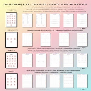 Digital Relationship Planner, Couple Planner, Couple Journal ...
