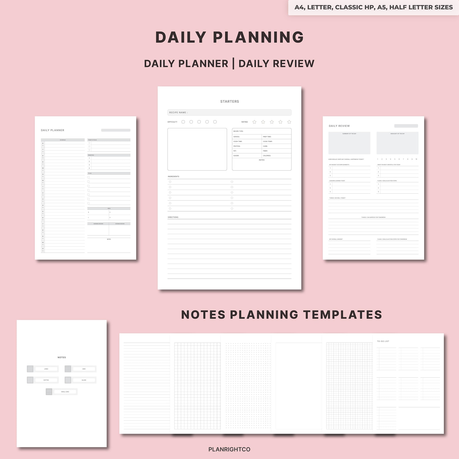 Recipe Build Chart.pdf Printable Recipe Book & Recipe Binder, Blank Recipe Pages, Cookbook ...