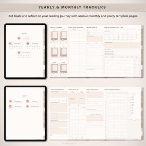 Digital Reading Journal, Digital Reading Planner, Reading Digital ...