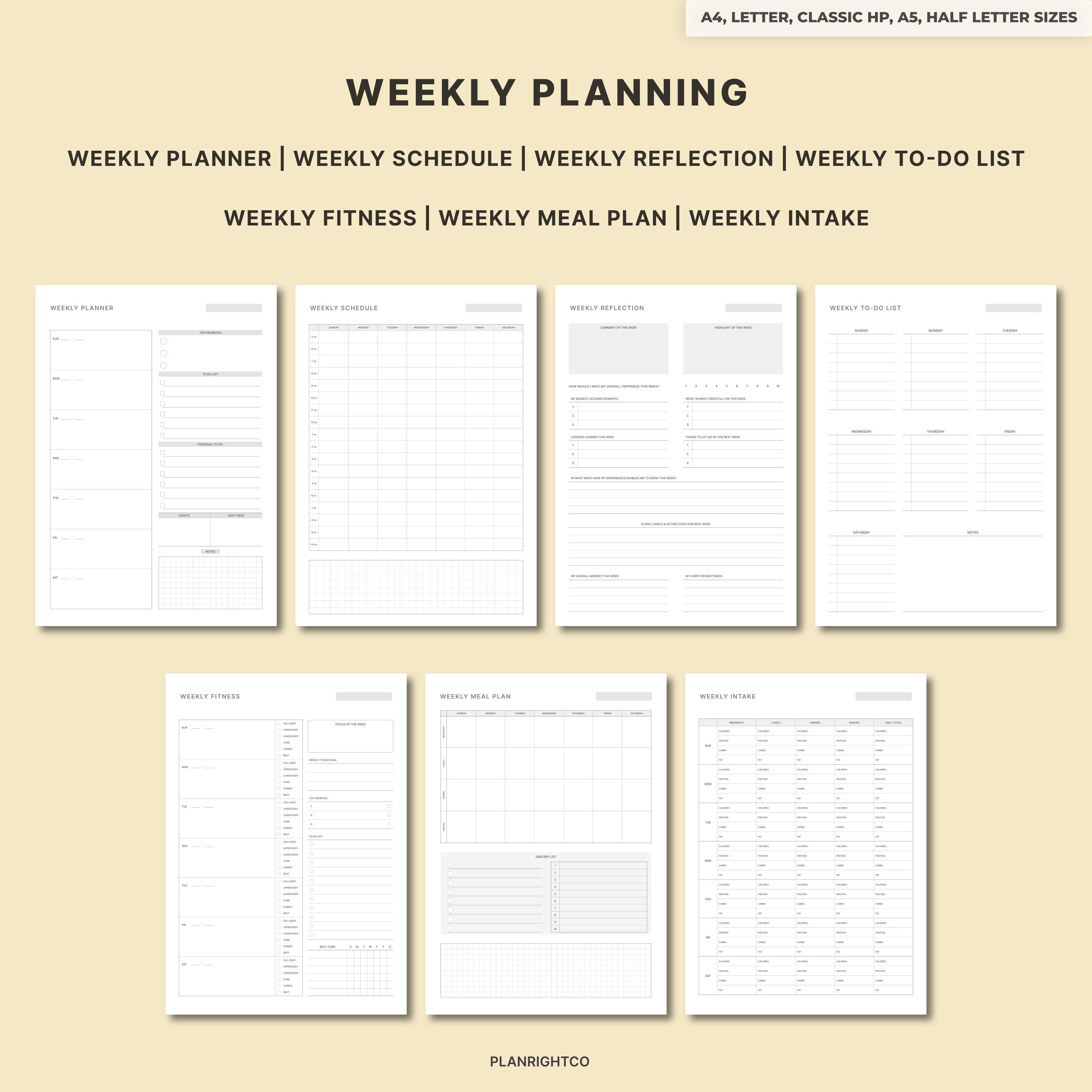 Printable Pet Planner & Care Bundle | Undated Pet Health Record ...
