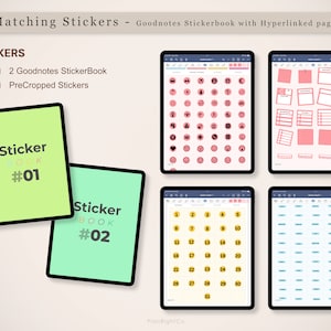 Digital Planner - GoodNotes, iPad, Notability | Daily, Weekly, Monthly | 2024-2025 | Undated | Digital Planner 2024 2025 Undated iPad image 10