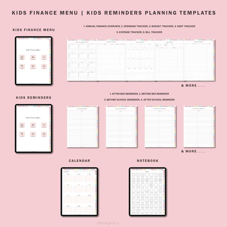 Kids Planner, Kids Daily Planner, Daily Journal for Kids, iPad Kids Planner, Kids PDF Planner, Daily Routine To Do, Goodnotes, iPad Goodnote image 6