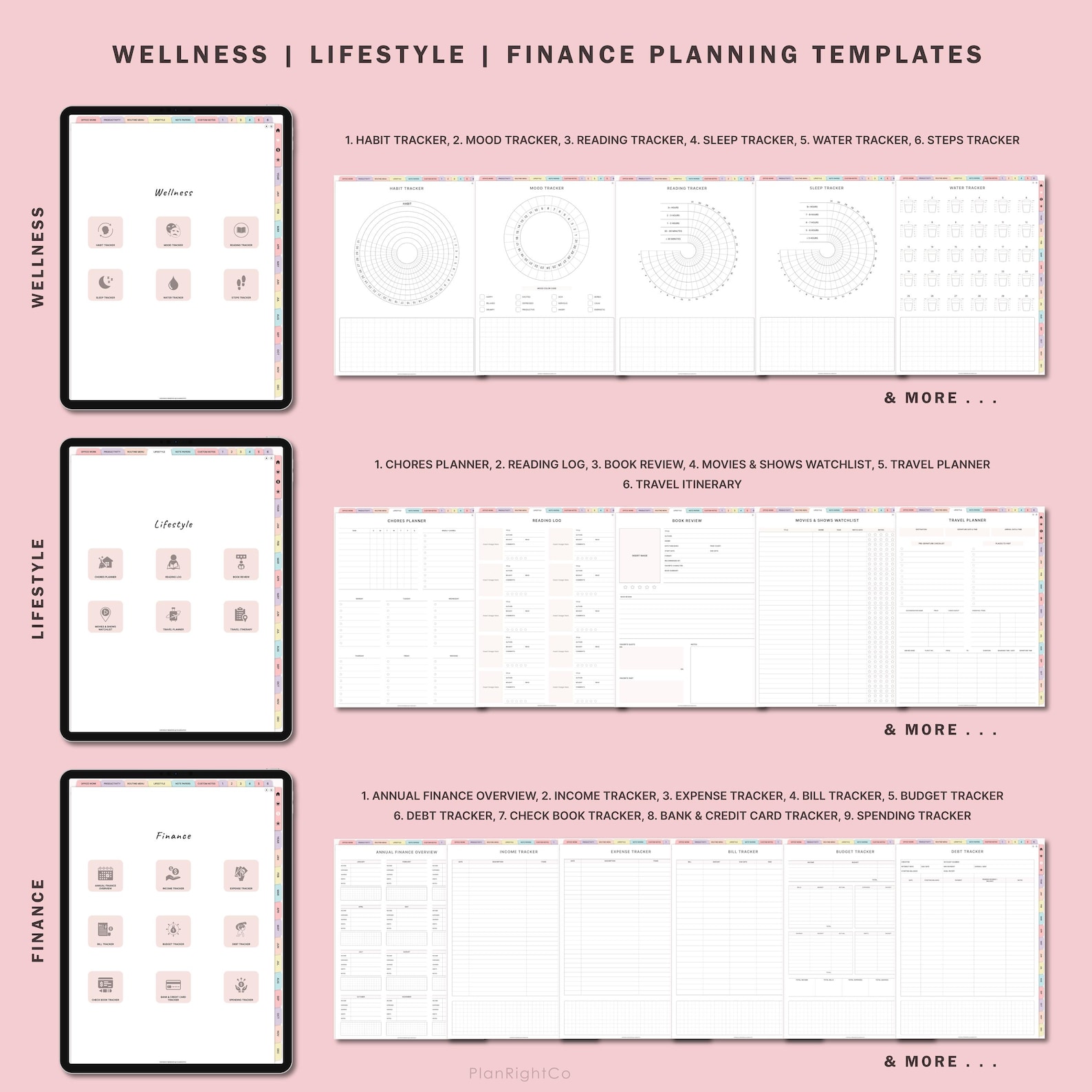 Digital Work-life Balance Planner, Work Planner, Office Task Planner ...