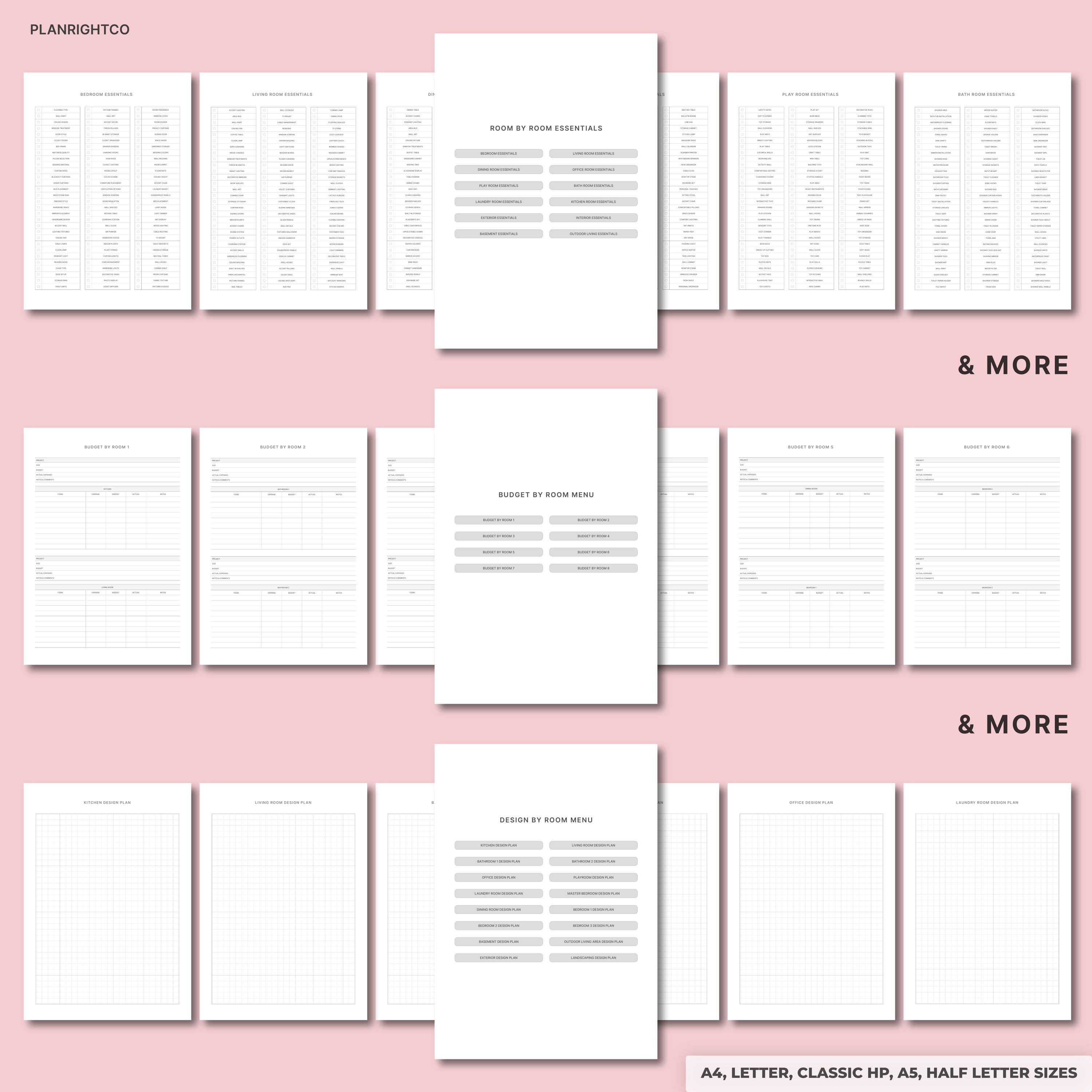 Home Renovation Planner Printable | Remodel & Home Improvement Binder ...