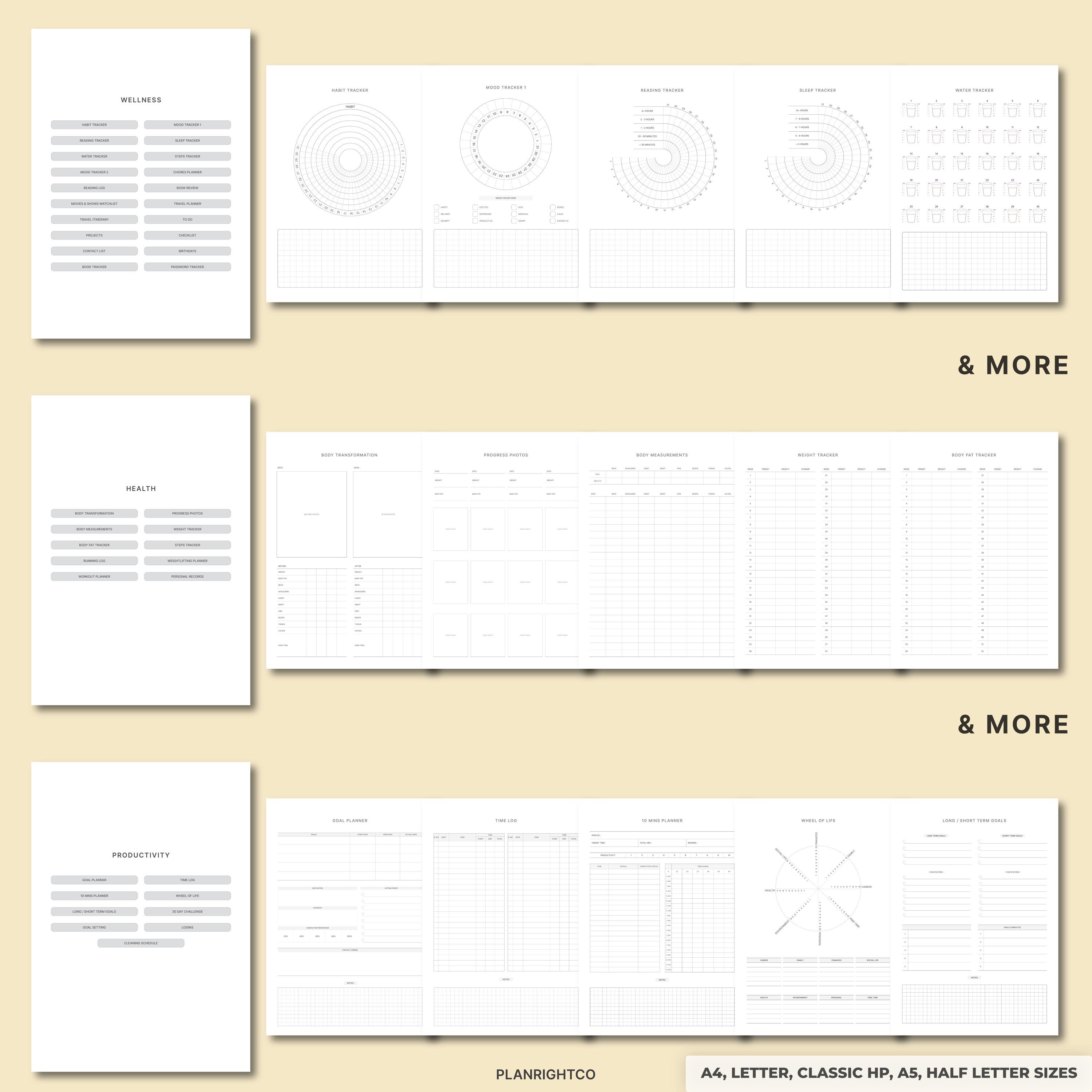Printable Busy Mom Planner Bundle | Undated Family Organizer & Daily ...