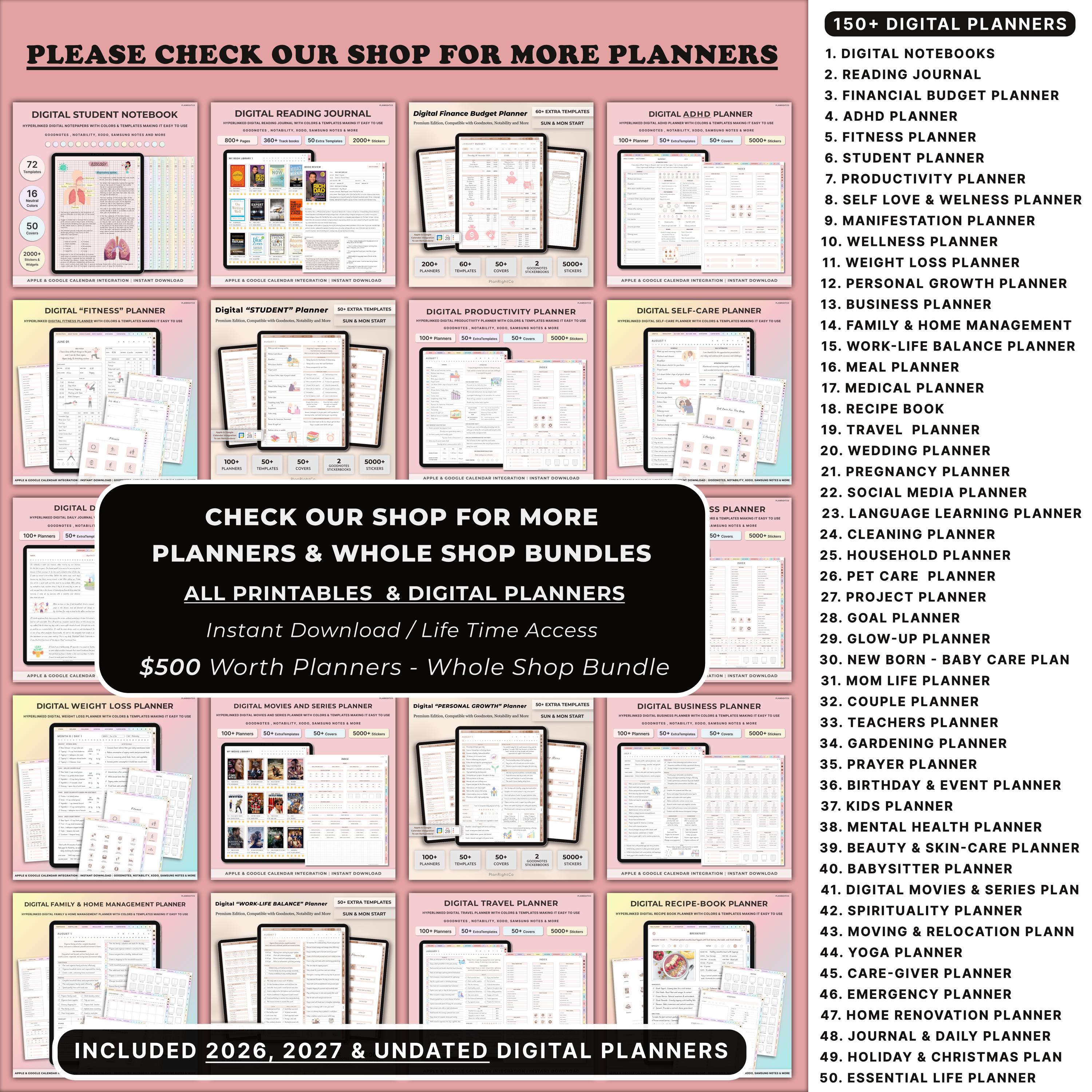 Printable Reading Journal | Book Tracker & Review Pages | Reading ...