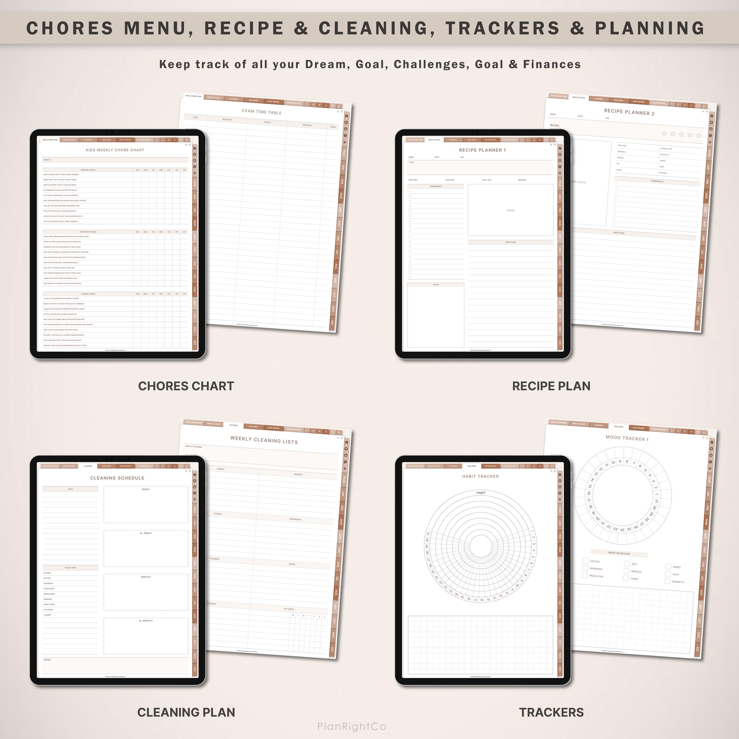 Digital Mom Life Planner, Mom Planner, Busy Mom, Digital Life Planner ...