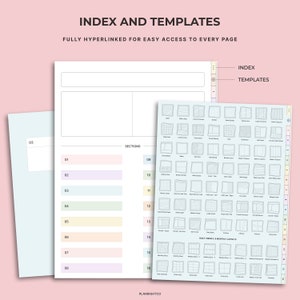 Digital Notebook With Tabs, Goodnotes Notebook, Student Notebook ...