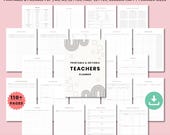 Teacher Planner Printable | Lesson Planner, Classroom Binder, Weekly Lesson Plans, Homeschool Planner, Teacher Agenda, A4 A5 Letter Inserts