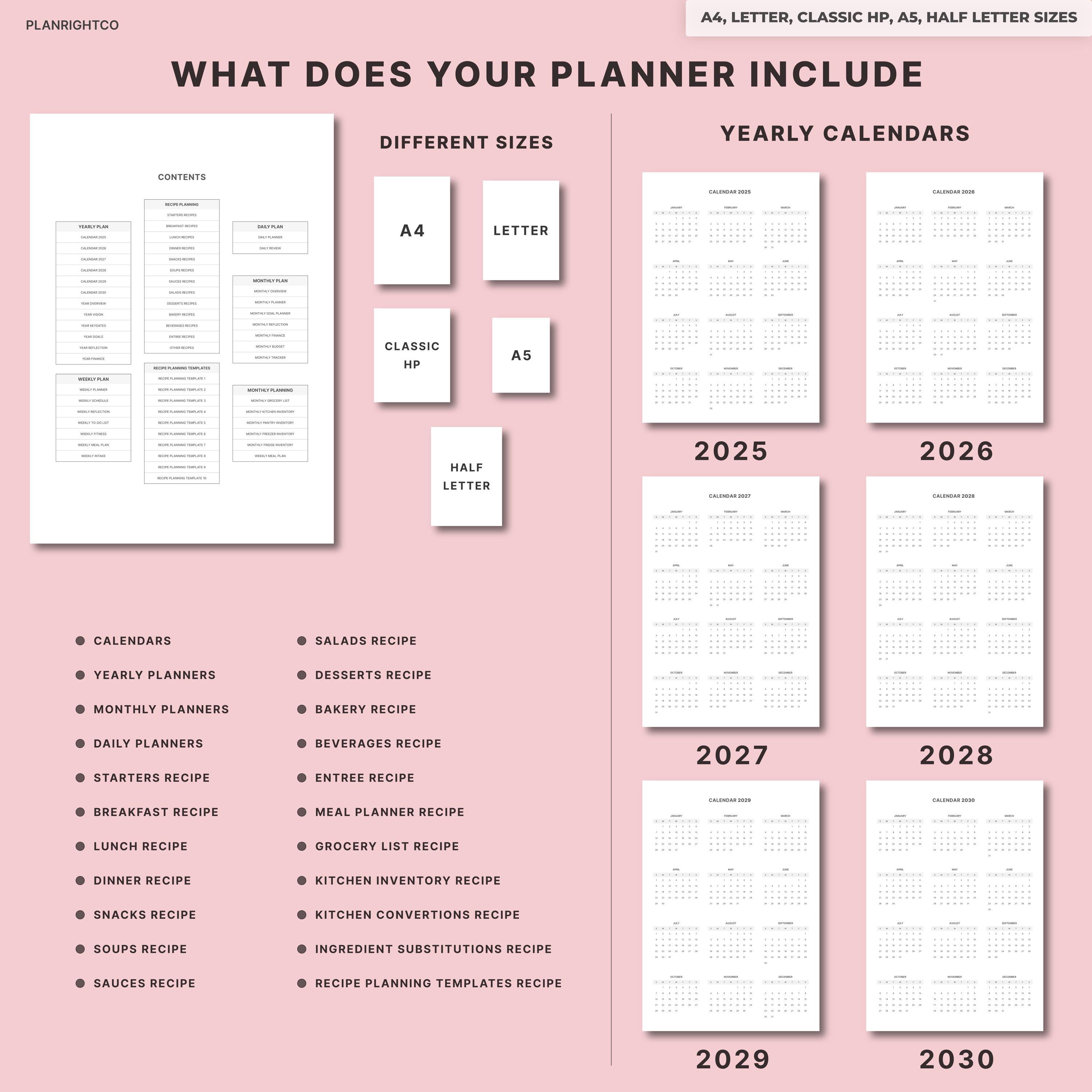 Recipe Build Chart.pdf Printable Recipe Book & Recipe Binder, Blank Recipe Pages, Cookbook ...