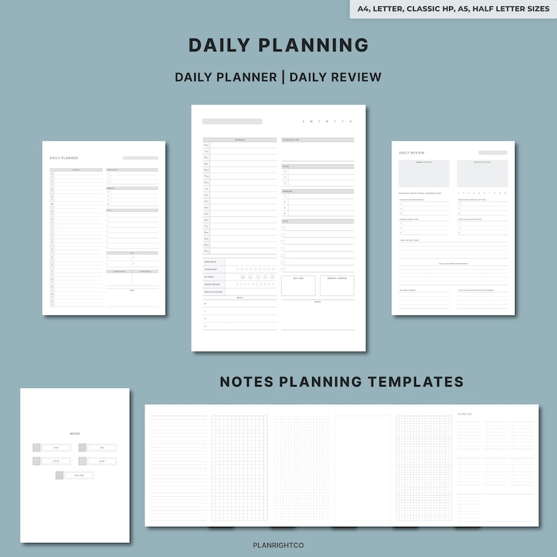 Personal Growth Planner Printable | Self Improvement Journal | Goal ...