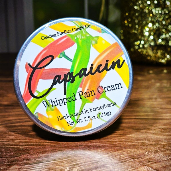 Capsaicin Infused Whipped Pain Cream