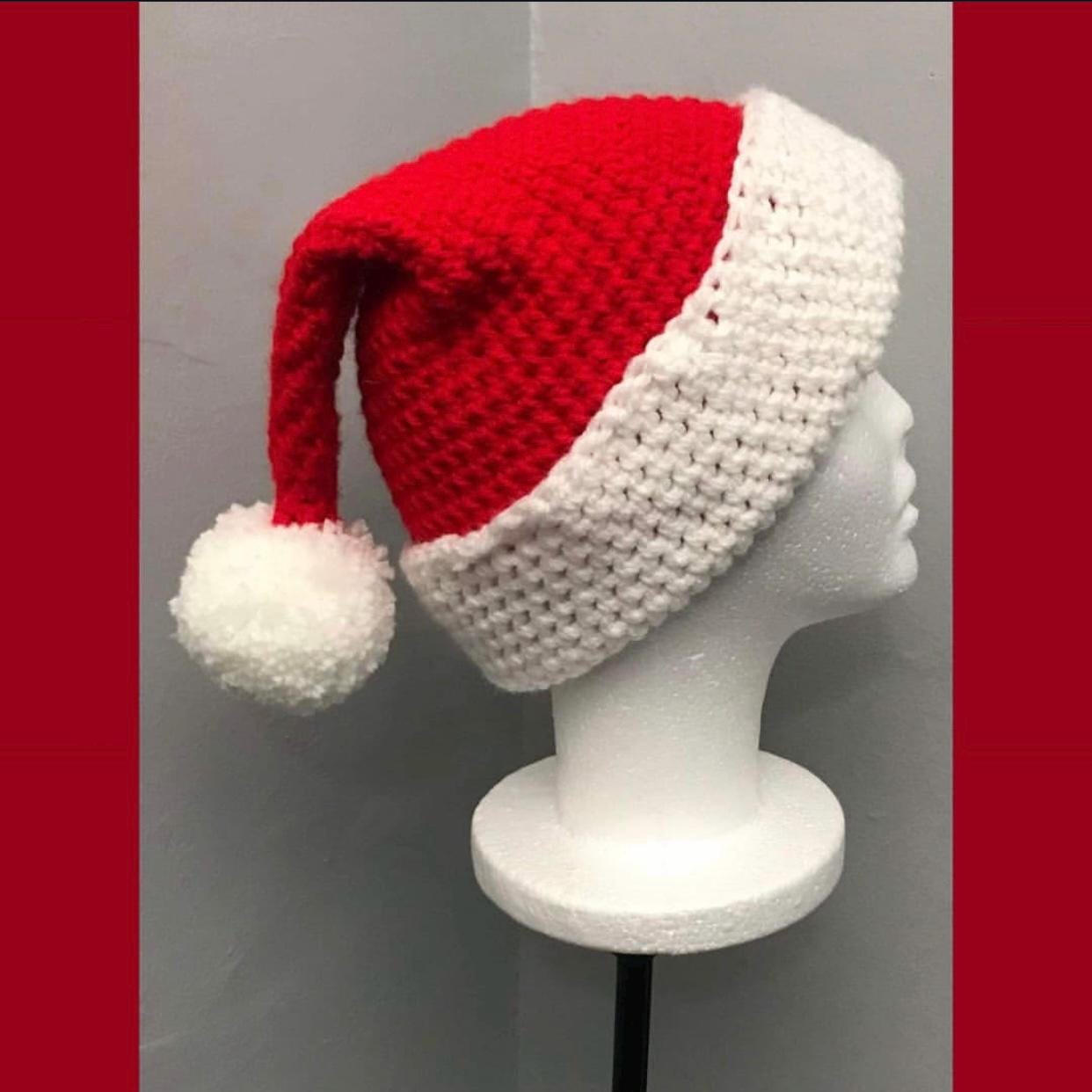 30 Santa Hat Crochet Patterns for Festive Photos, Costumes, and Cozy Holiday Makes 24 Intermediate Santa Hat Crochet Pattern