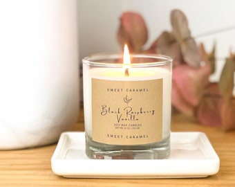 Vanilla Candle, Homemade Candles, Soy Scented Candle, Candle Gift, Non Toxic Candles, Vegan, Handmade, Mothers Day Gift