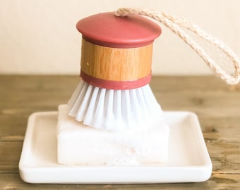 Lemon Solid Dish Soap Bar: Vegan, Palm Free, Zero Waste