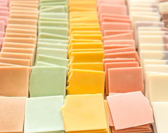 Soap bar ends, Assorted scents, 1 lb of soap ends, Soap Samples
