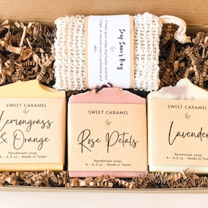 Soap Gift Box Option, Handmade Soap bar, Mothers Day Gift Personalized Gift, Birthday Gift, Housewarming Gift, Bridal shower, Thank you Gift