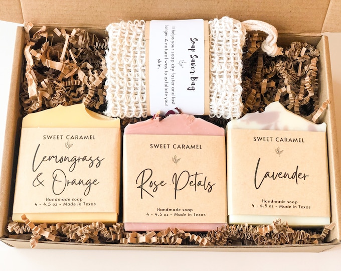 Soap Gift Box Option, Handmade Soap bar, Christmas Gift, Personalized Gift, Birthday Gift, Housewarming Gift, Bridal shower, Thank you Gift