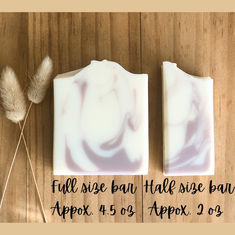half size and full size soap bars, baby shower and bridal party favors