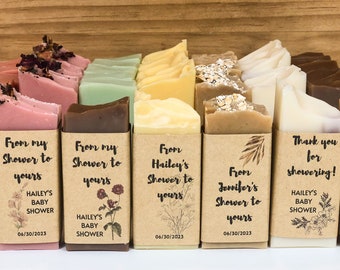 Bridal Shower Favors, Wedding Favors, Party Favors, Mini soap Favor, Gift for Guests, Personalized Party Favor, Handmade soap bar, Bulk Soap