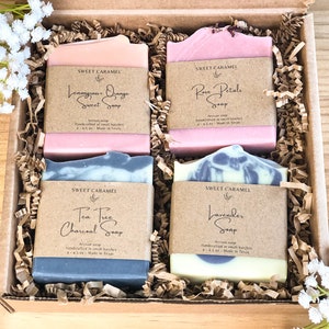 Soap Gift Box Option, Handmade Soap bar, Personalized Gift, Mothers Day Gift, Housewarming Gift, Bridal shower, Thank you & Birthday Gift image 3