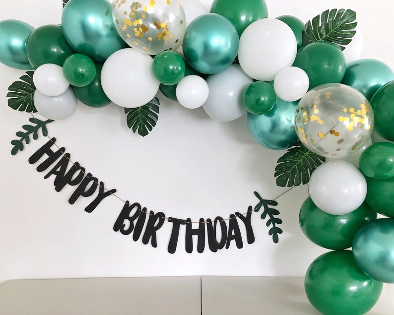 Shades of Green Balloon Garland Kit St. Patrick's Day - Etsy