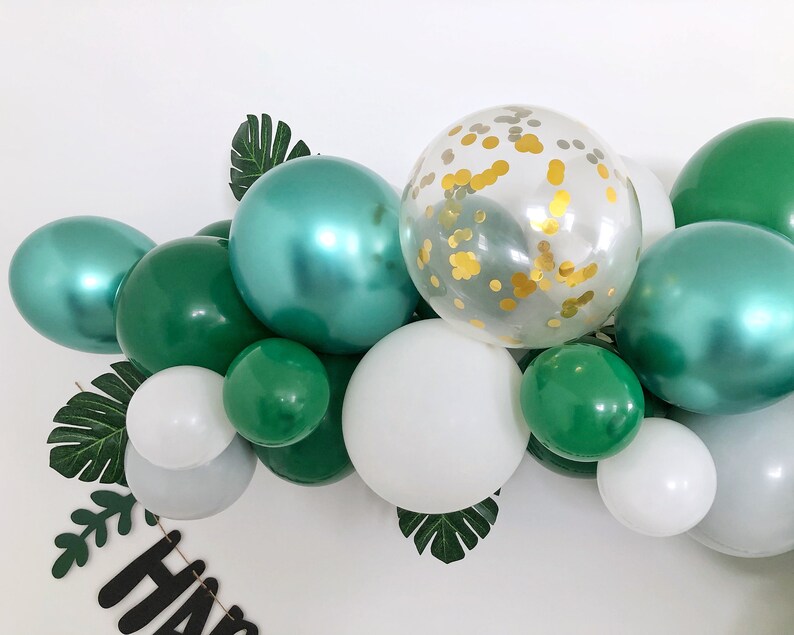 Shades of Green Balloon Garland Kit St. Patrick's Day Etsy
