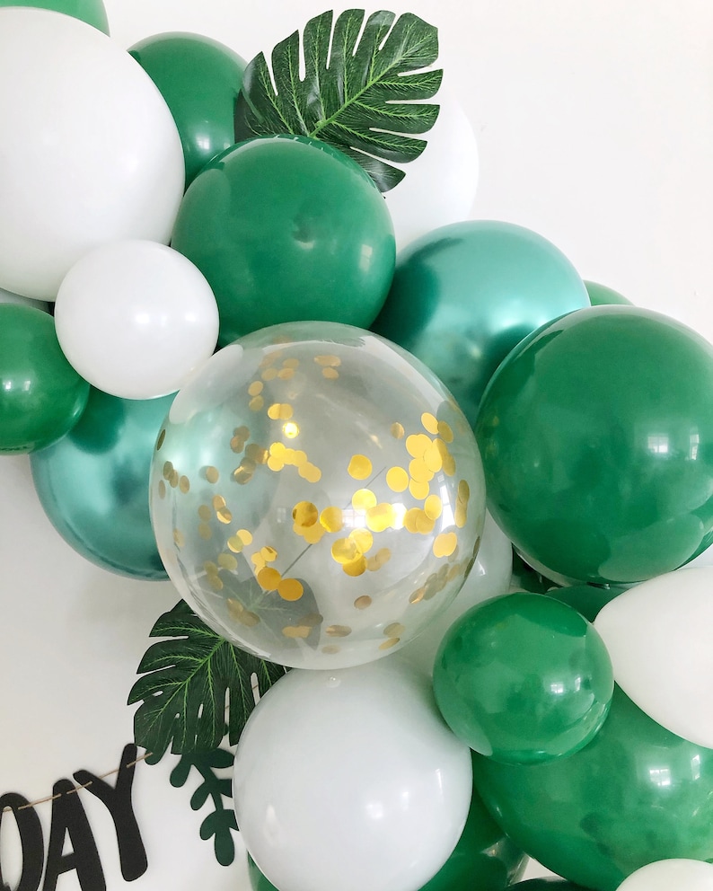 Shades of Green Balloon Garland Kit St. Patrick's Day Etsy