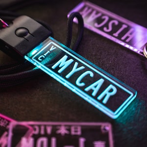 Personalised light up keyring cheap