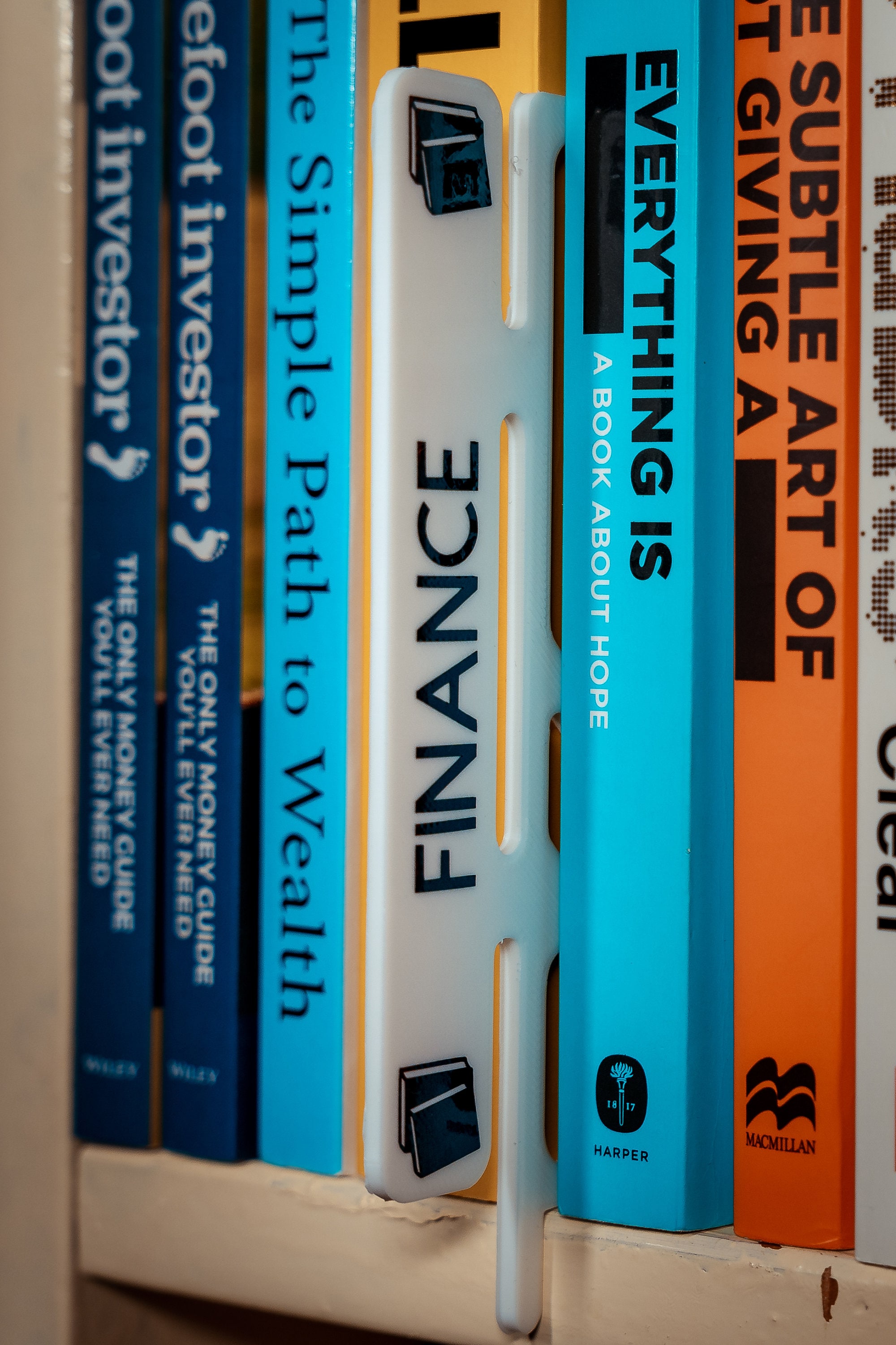 Personal Library Genre Book Divider for Book Collections Etsy Australia