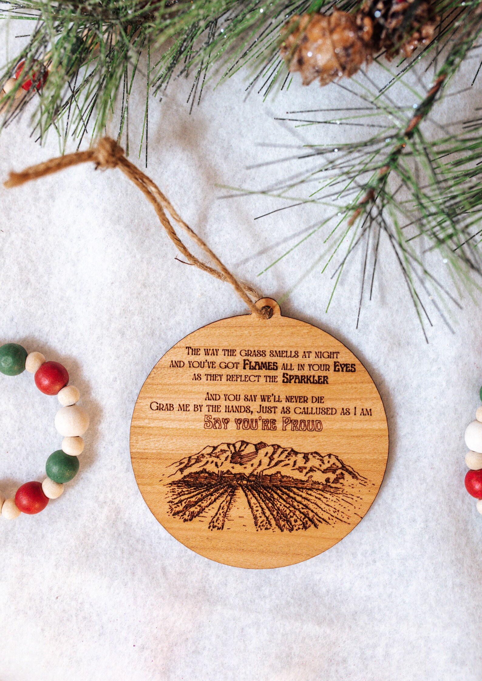 The Good Ill Do Ornament Zach Bryan Zach Bryan Lyrics - Etsy