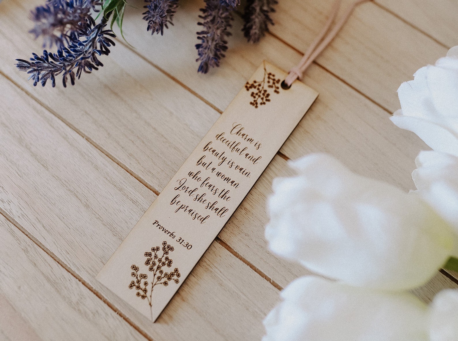 Proverbs 31 Bookmark Christian Wooden Laser Engraved - Etsy