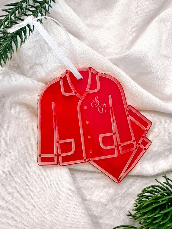 The Santa Clause Pajamas Ornament SC Red Pajamas Ornament Scott