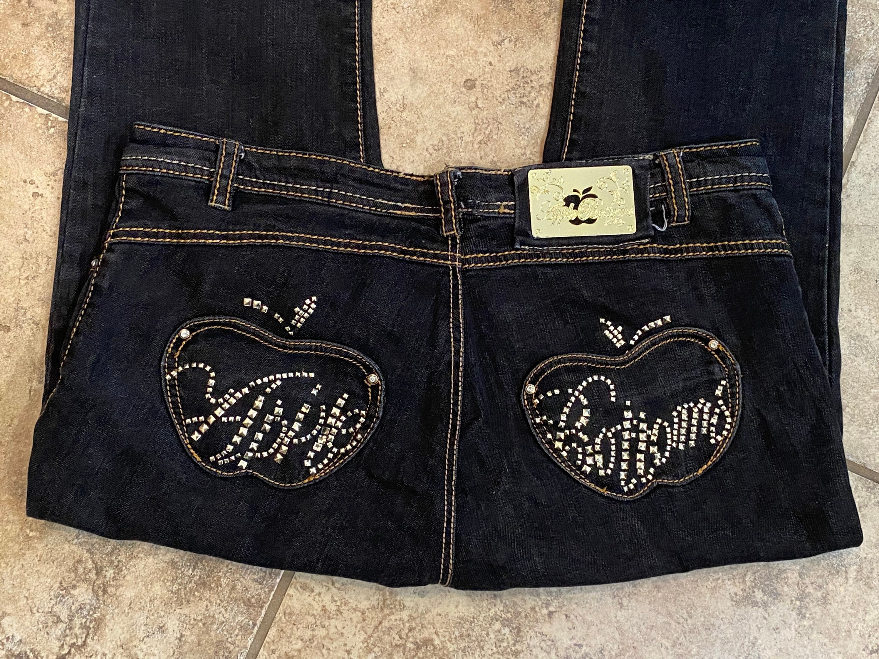 Apple Bottom Jeans Studded Pockets 