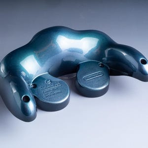 Custom GameCube Controller Shells: Deep Lake (bottom OEM shell)