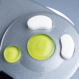 Set di pulsanti GameCube - Resina artigianale - ABXYSDZ - Lime