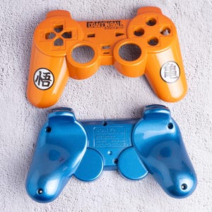 PlayStation 2 Custom Painted Controller Shells - DBZ Theme