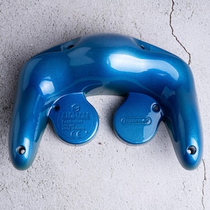 Game Cube Bottom Shell - Custom Painted - offizielle Teile für NGC Controller