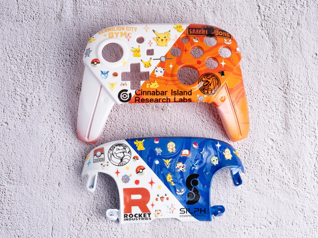 Custom Nintendo Switch Pro Controller Shells - Pokémon - Etsy UK