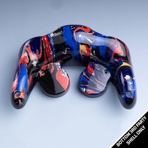 Custom GameCube Controller Bottom Shell: Marble Gloss (third party)