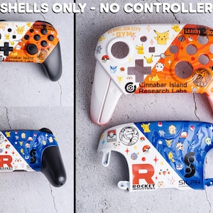 Aangepaste Switch Pro-controllerbehuizingen - geverfde ProCon-vervangende behuizing - verschillende ontwerpen PokéSponsors
